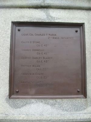 Swampscott Civil War Monument. Click for full size. Swampscott Civil War Monument image. Click for full size.