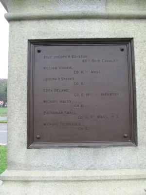 Swampscott Civil War Monument. Click for full size. Swampscott Civil War Monument image. Click for full size.