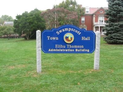 Swampscott Town Hall, Elihu Thomson House image. Click for full size.