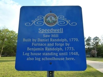 Speedwell Marker image. Click for full size.