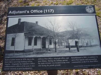 Adjutant's Office Marker. Click for full size. Adjutant's Office Marker image. Click for full size.