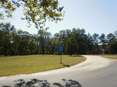 Speedwell Marker in vacant area where the town once existed. image. Click for full size.