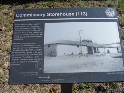 Commissary Storehouse Marker image. Click for full size.