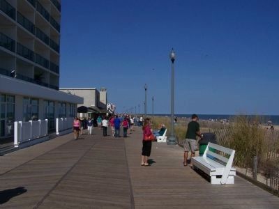 City of Rehoboth Beach Boardwalk view image. Click for full size.