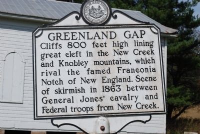 Greenland Gap Marker. Click for full size. Greenland Gap Marker image. Click for full size.