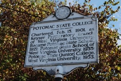 Potomac State College Marker image. Click for full size.