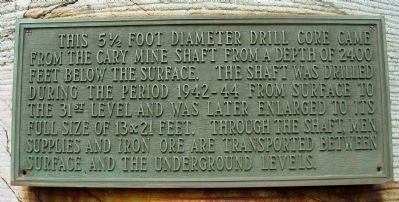 This 5 1/2 Foot Diameter Drill Core Marker image. Click for full size.