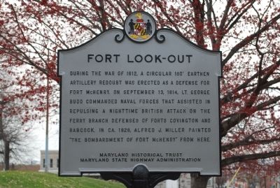 Fort Look-Out Marker image. Click for full size.