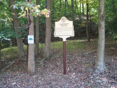 Anderson Woods Marker image. Click for full size.