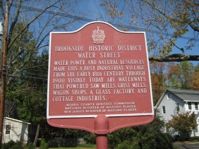 Brookside Historic District Marker image. Click for full size.