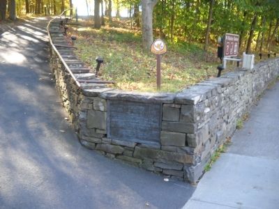 Marker at Saratoga Battlefield image. Click for full size.