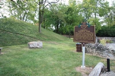 Shrum Indian Mound Marker image. Click for full size.
