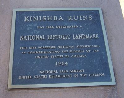 Kinishba Ruins Marker image. Click for full size.