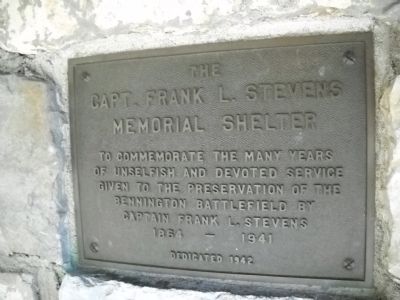 Shelter Plaque image. Click for full size.