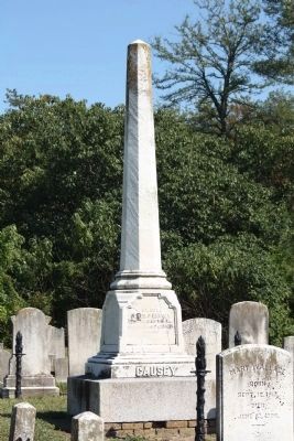 Grave of Peter F. Causey, Governor of Delaware (1855-1859), as mentioned image. Click for full size.