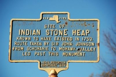 Indian Stone Heap Marker image. Click for full size.