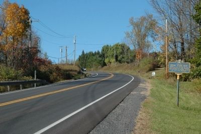Indian Stone Heap Marker Beside Route 30A image. Click for full size.
