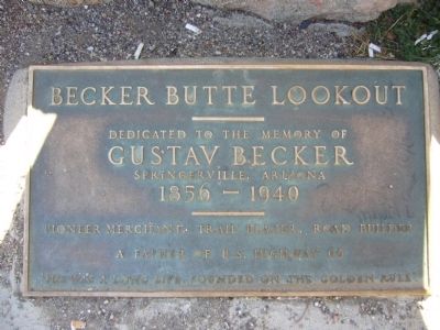 Becker Butte Lookout Marker image. Click for full size.