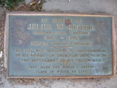 Marker to the right of Becker Butte Lookout Marker image. Click for full size.