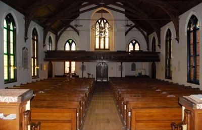 Trinity Episcopal Church Interior - From Chancel Looking into the Auditorium image. Click for full size.