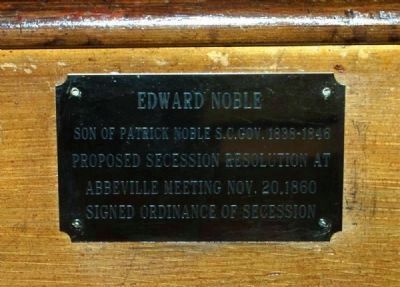Trinity Episcopal Church Member Plaque -<br>Edward Noble image. Click for full size.