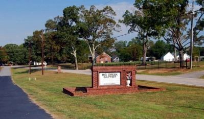 Big Creek Baptist Church Sign image. Click for full size.
