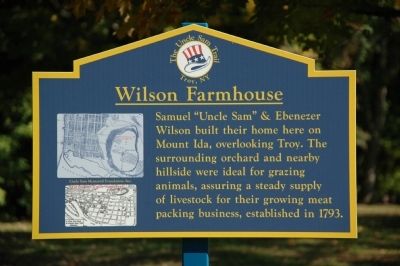 Wilson Farmhouse Marker. Click for full size. Wilson Farmhouse Marker image. Click for full size.