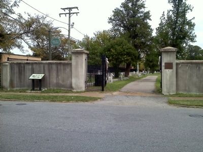 Cedar Grove Cemetery Entrance Gate image. Click for full size.