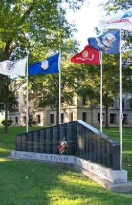 Kansas Vietnam Veterans Memorial image. Click for full size.