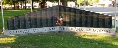 Kansas Vietnam Veterans Memorial image. Click for full size.