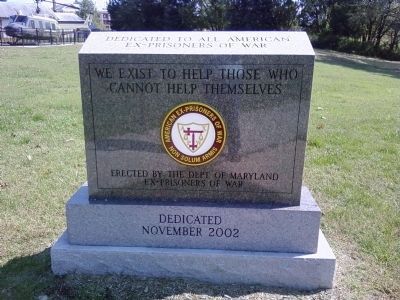 Dedicated to all American ex-Prisoners of War Monument image. Click for full size.