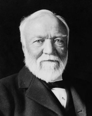 Andrew Carnegie<br>1835–1919 image. Click for full size.