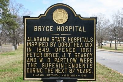 Bryce Hospital Marker image. Click for full size.
