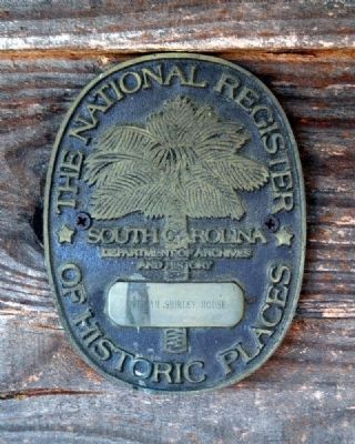 Obediah Shirley House -<br>National Register of Historic Places Medallion image. Click for full size.