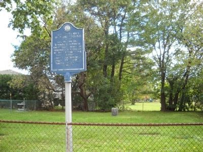 Marker in Glen Rock. Click for full size. Marker in Glen Rock image. Click for full size.