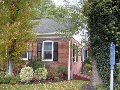 The Red Brick Schoolhouse & Marker. Click for full size. The Red Brick Schoolhouse & Marker image. Click for full size.