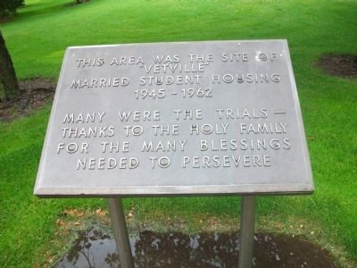 Vetville Marker. Click for full size. Vetville Marker image. Click for full size.