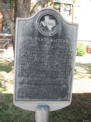 Val Verde Battery Marker image. Click for full size.