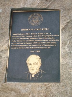 Riehle Playing Field Marker image. Click for full size.