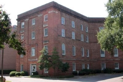South Carolina State Hospital Mills Building, east side entrance image. Click for full size.