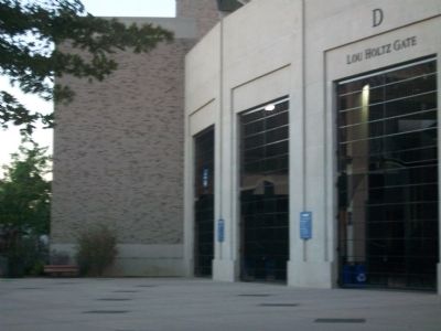 D Gate of Notre Dame Stadium image. Click for full size.