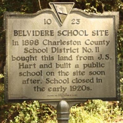Belvidere School Site Marker image. Click for full size.