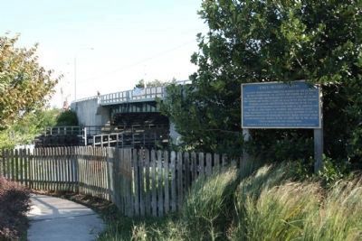 Lewes-Rehoboth Canal Marker, near Savannah Road Bridge image. Click for full size.