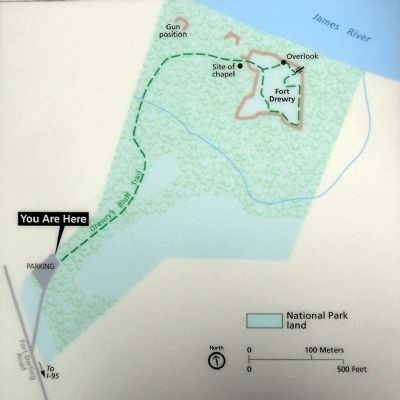 Drewry's Bluff Trail image. Click for full size.