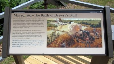 May 15, 1862—The Battle of Drewry's Bluff Marker image. Click for full size.