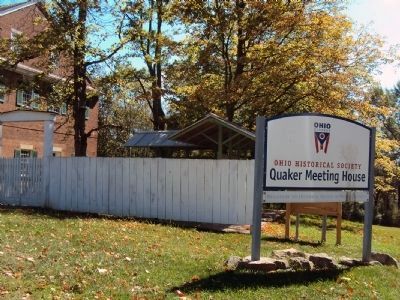 Quaker Meeting House signage image. Click for full size.