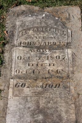 Grave of Elizabeth H. Nabors image. Click for full size.