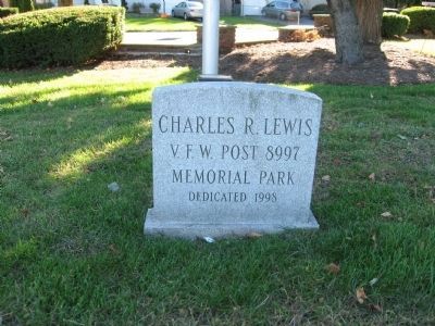 Charles R. Lewis V.F.W. Post Memorial Park image. Click for full size.