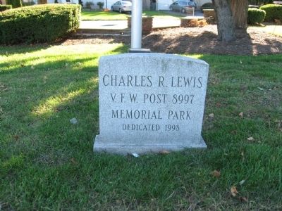 Charles R. Lewis V.F.W. Post Memorial Park image. Click for full size.