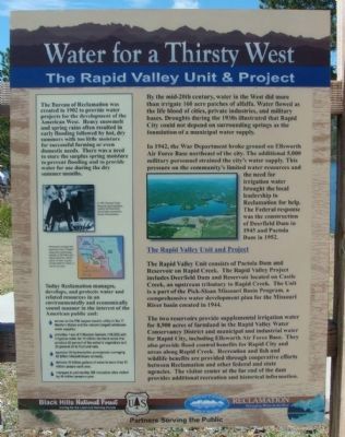 Water for a Thirsty West Marker image. Click for full size.